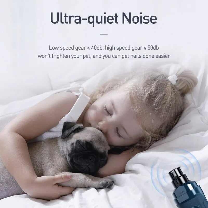 Electric Pet Nail Grinder with LED