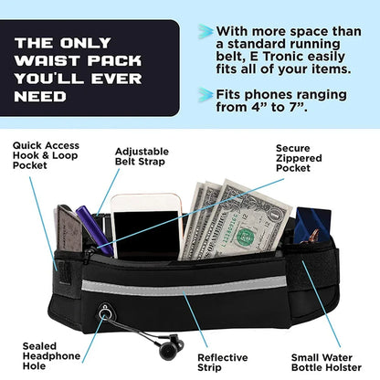 Hands-Free Dog Leash with Waist Bag