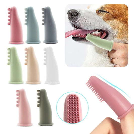Ultra Soft Silicone Pet Finger Toothbrush