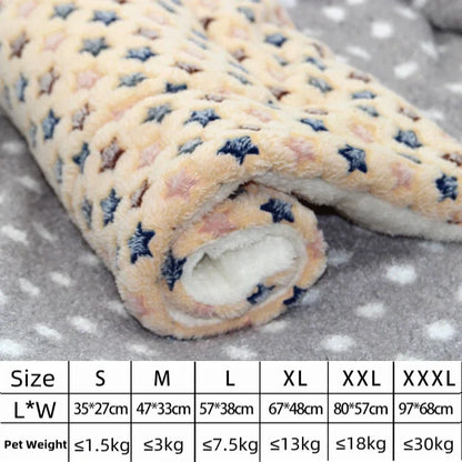 Thickened Flannel Pet Sleeping Mat
